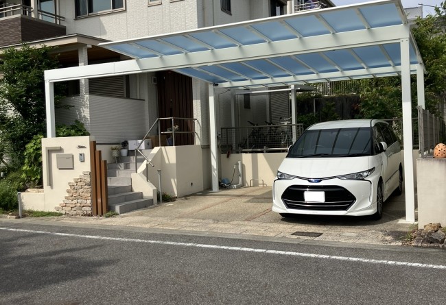 三協アルミ スカイリード両側支持タイプ 延長梁写真