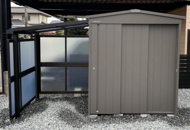 マツモト物置MN-TERRA 18141K5S PG写真